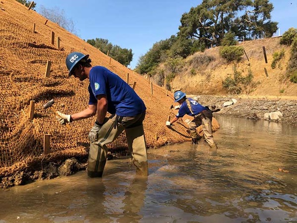 photo of erosion control measures