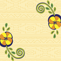 Social media profile picture background