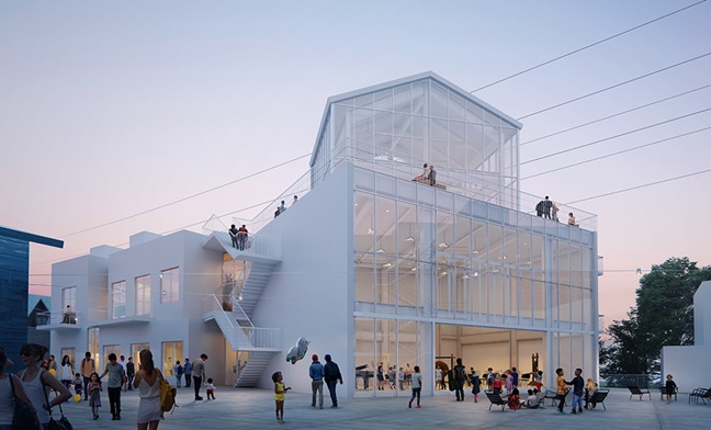 SELA Cultural Center project rendering. Courtesy, San Gabriel and Lower Los Angeles Rivers and Mountains Conservancy