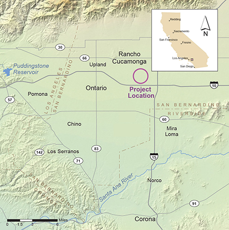 Chino Basin Conjunctive Use Project Map