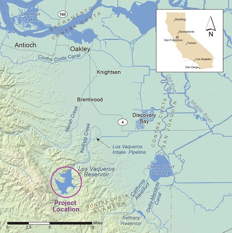 Los Vaqueros Reservoir Expansion Project Map