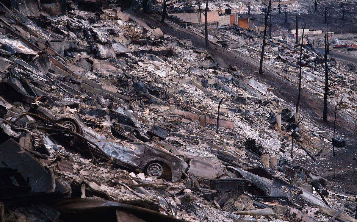 1991 East Bay Hills fire, also known as "Tunnel Fire." 