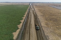 Aerial view of Lower Yolo Ranch Tidal Habitat Restoration Project
