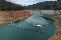 aerial view of the Juvenile Salmon Collection System