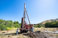 North Marin Water District drills a water well to service the community of Point Reyes Station, funded by DWR's Small Community Drought Relief Program.