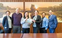 The Climate Registry presents DWR staff with Climate Registered All Star status in recognition of its leadership in reducing greenhouse gas emissions.