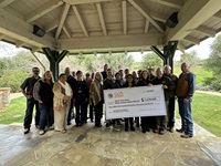 Go Golden check presentation to the Santa Ynez River Water Conservation District.