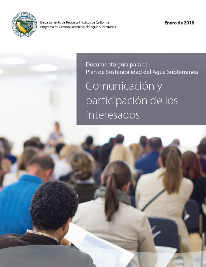 Stakeholder Communication and Engagement - SGMA GSP Guidance Doument - Spanish