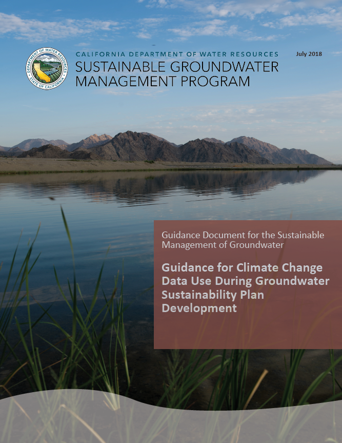 Climate Change Guidance Document Cover