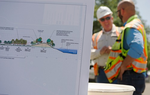 The Southport Levee Improvement Project in West Sacramento, CA is a six-mile long project that will bring West Sacramento’s levees up to the state-mandated 200-year level of flood protection.